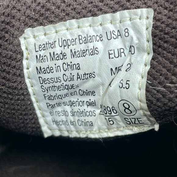 PREDICTIONS Leather Collection Dark Brown Chukka Boots Booties Size 8 - Picture 8 of 9